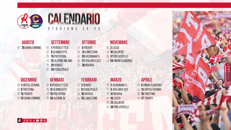 Il Calendario Dei Biancorossi Per La Ss L R Vicenza